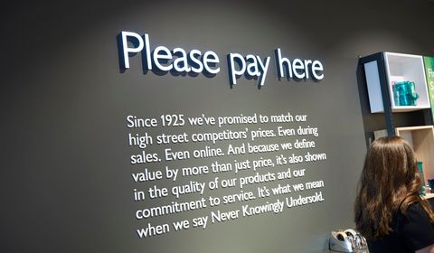 John Lewis is Never Knowingly Undersold